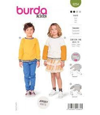 BURDA πατρον  sweatshirt 9254